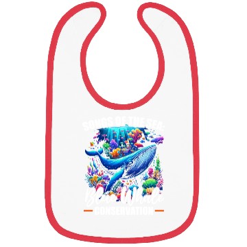 Discover Endangered Species Blue Whale Animal Rights Bibs