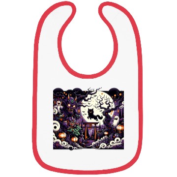Discover Japanese Folklore Halloween Bibs
