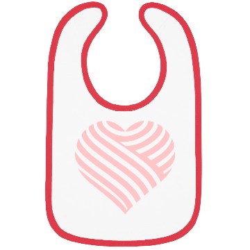 Discover heart design Bibs