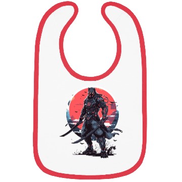 Discover Anime Panther -Krieger Samurai Katana Bibs