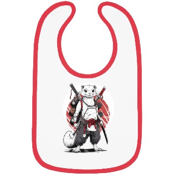 Discover Ninja Samurai Anime Ferret Manga Warrior Bibs
