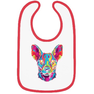 Discover Watercolor Colorful Peruvian Inca Orchid Bibs
