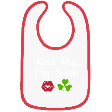 Discover St Patricks Kiss Me I'm Irish Trendy Baby Bibs, Y2k