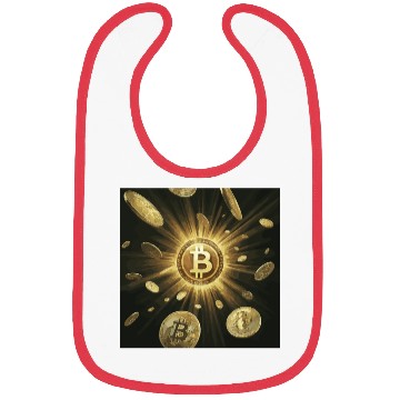 Discover Bitcoin Explosion-dynamic Crypto Design Bibs