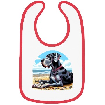 Discover Great Dane On The Beach Bibs