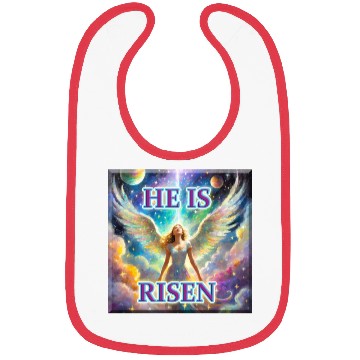 Discover Angelic Joy and Supernatural Elation, HE IS RISEN! Bibs