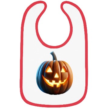 Discover Jack o Lantern Pumpkin Bibs