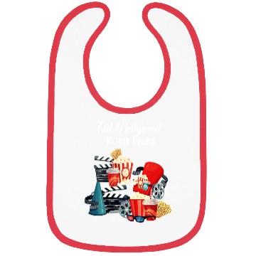 Discover Popcorn Vintage Movie Night Bibs