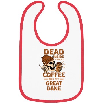 Discover Coffee Great-dane lover Bibs