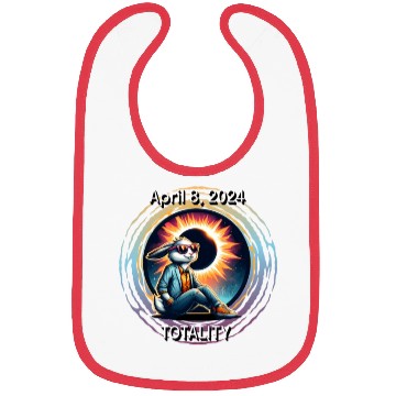 Discover Cool Rabbit Solar April 8, 2024 Eclipse Totality Bibs