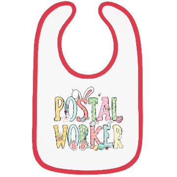 Discover Easter Postal Worker Bunny Egg Postal Worker Life Bibs