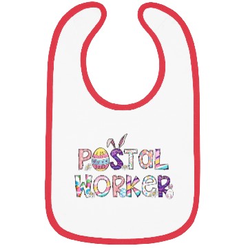 Discover Easter Postal Worker Life Easter Day Party Bibs