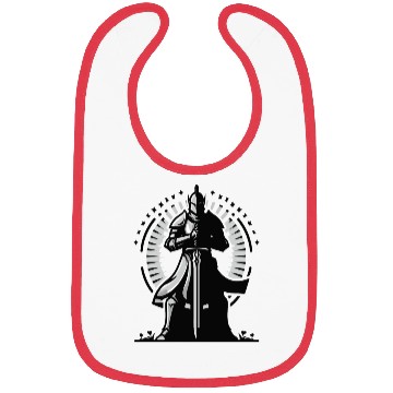 Discover Choose Peaceful Battle | Serene Warrior Design Bibs