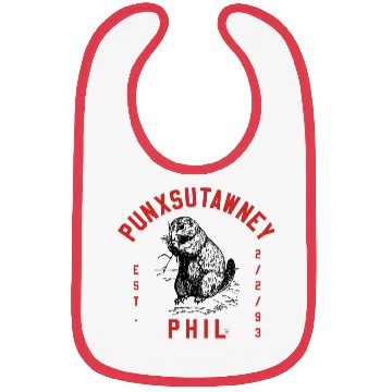 Discover Punxsutawney Phil Groundhog Day Bibs