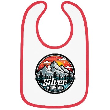 Discover Retro Silver Mountain Ski Bibs