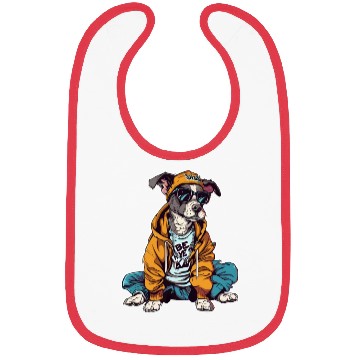 Discover Street-Style Schnauzer Bibs