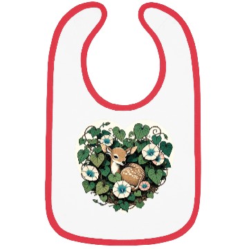 Discover Spring Fawn Bibs