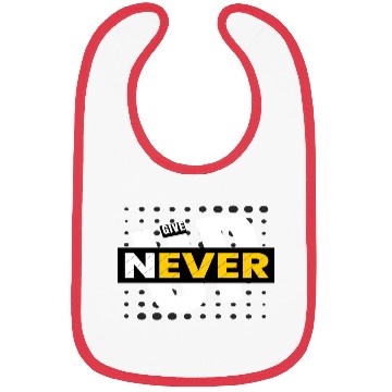 Discover Never Give Up Bibs