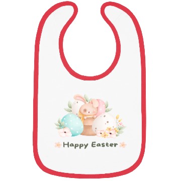 Discover happy Easter Bibs