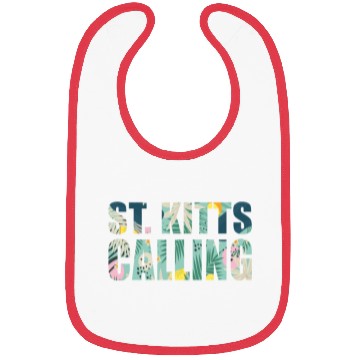 Discover St. Kitts Calling Tropical Vibes Souvenir Bibs