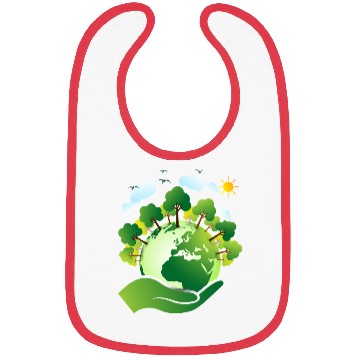 Discover Earth day Bibs