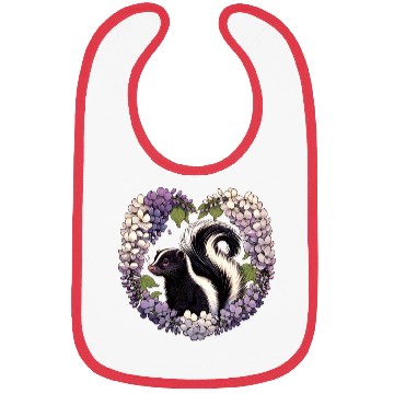 Discover Spring Skunk Lilacs Bibs