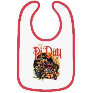 Discover Happy pi Day pie cake math lover Bibs