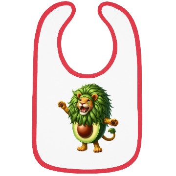 Discover Avocado Lion Bibs