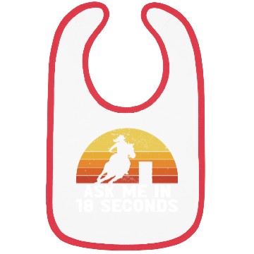 Discover Funny Horse Barrel Racing Barrel Racer Bibs