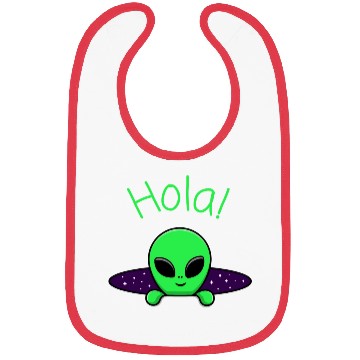 Discover Hola Alien Bibs
