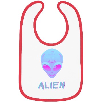 Discover Neon Alien Bibs