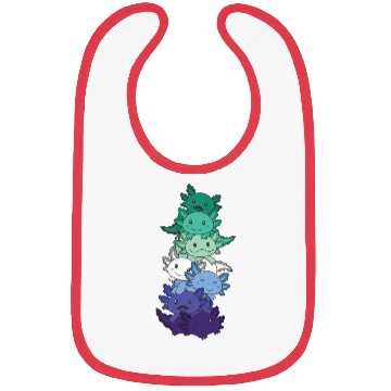 Discover Gay Flag Gay Pride Lgbtq Axolotl Bibs