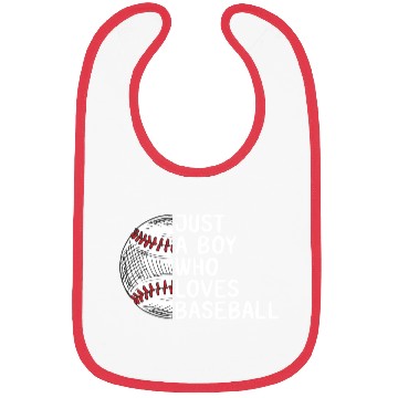 Discover Baseball Lover Boy Bibs