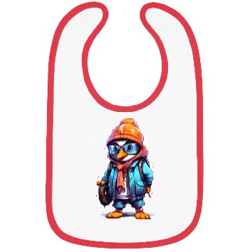 Discover Cute Penguin Cartoon Bibs