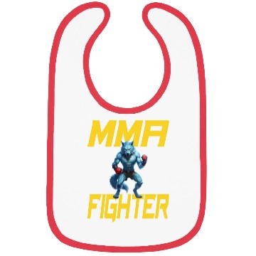 Discover MMA Werewolf - Cool MMA Fighter Design Bibs