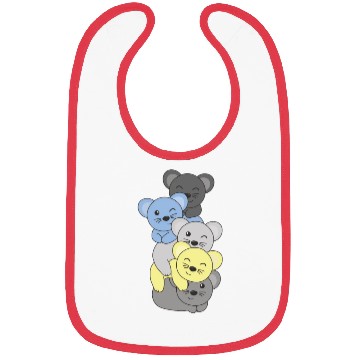Discover Periboy Flag Pride Lgbtq Cute Mouse Stack Bibs