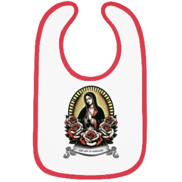 Discover Our lady of Guadalupe Bibs