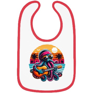Discover The Musical Octopus Bibs