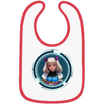 Discover space princess Bibs