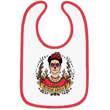 Discover Frida Kahlo Day of the Dead Bibs