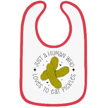 Discover Funny Cute Pickle for Pickle Lover Gift ideas Bibs