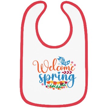Discover Welcome spring Bibs
