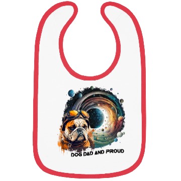Discover Dog Dad and Proud Bibs