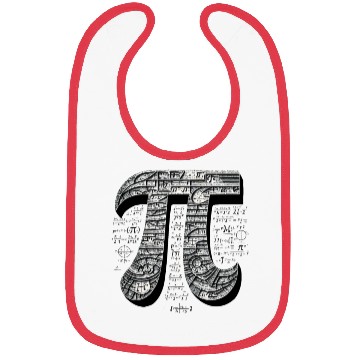 Discover Pi Day Nerd Geek Love Math Pi Symbol Kids Men Bibs