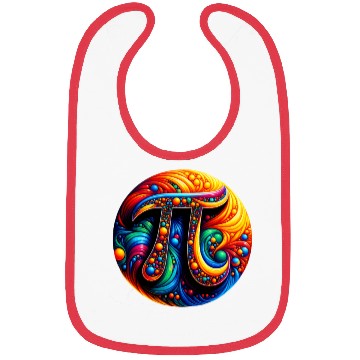 Discover Pi Day Nerd Geek Love Math Pi Symbol Kids Men Bibs