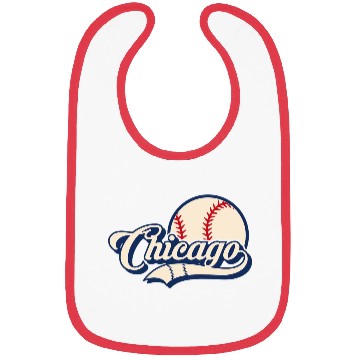 Discover Baseball American Lover Chicago Baseball Bibs