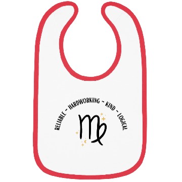 Discover Virgo Zodiac Sign Design: Reliable, Hardworking Bibs
