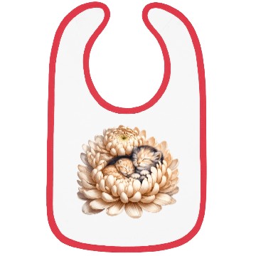 Discover Kittens Sleeping In Flower Bibs