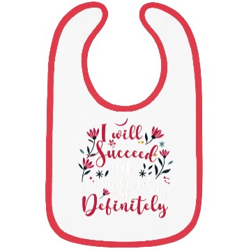 Discover Success Affirmation Floral Motivational Mindset Po Bibs