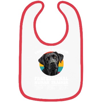 Discover LABRADOR RETRIEVER PROFESSIONAL HUMAN TRAINER Bibs